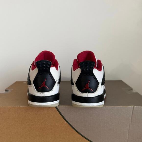2012 Nike Air Jordan 4 ‘Fire Red’ Toddler Sneakers SZ 9 C - Picture 3 of 12